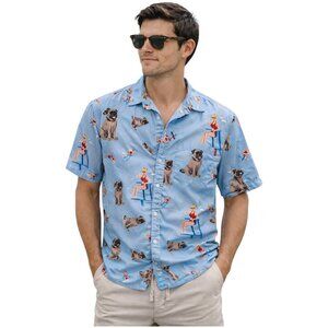 Roosevelts RSVLTS x The Sandlot Button Up Shirt SS Wendy Peffercorn Beast Men M